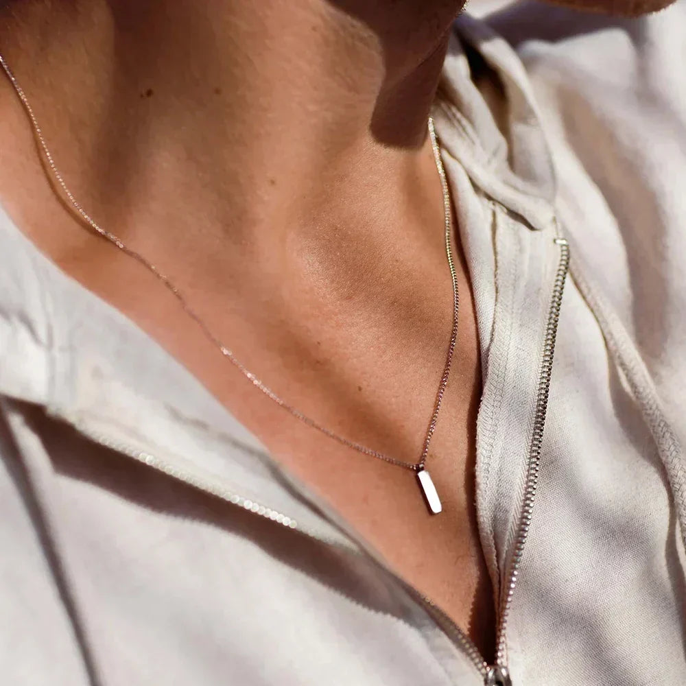 Bologna Men's Necklace, alternate angle 1