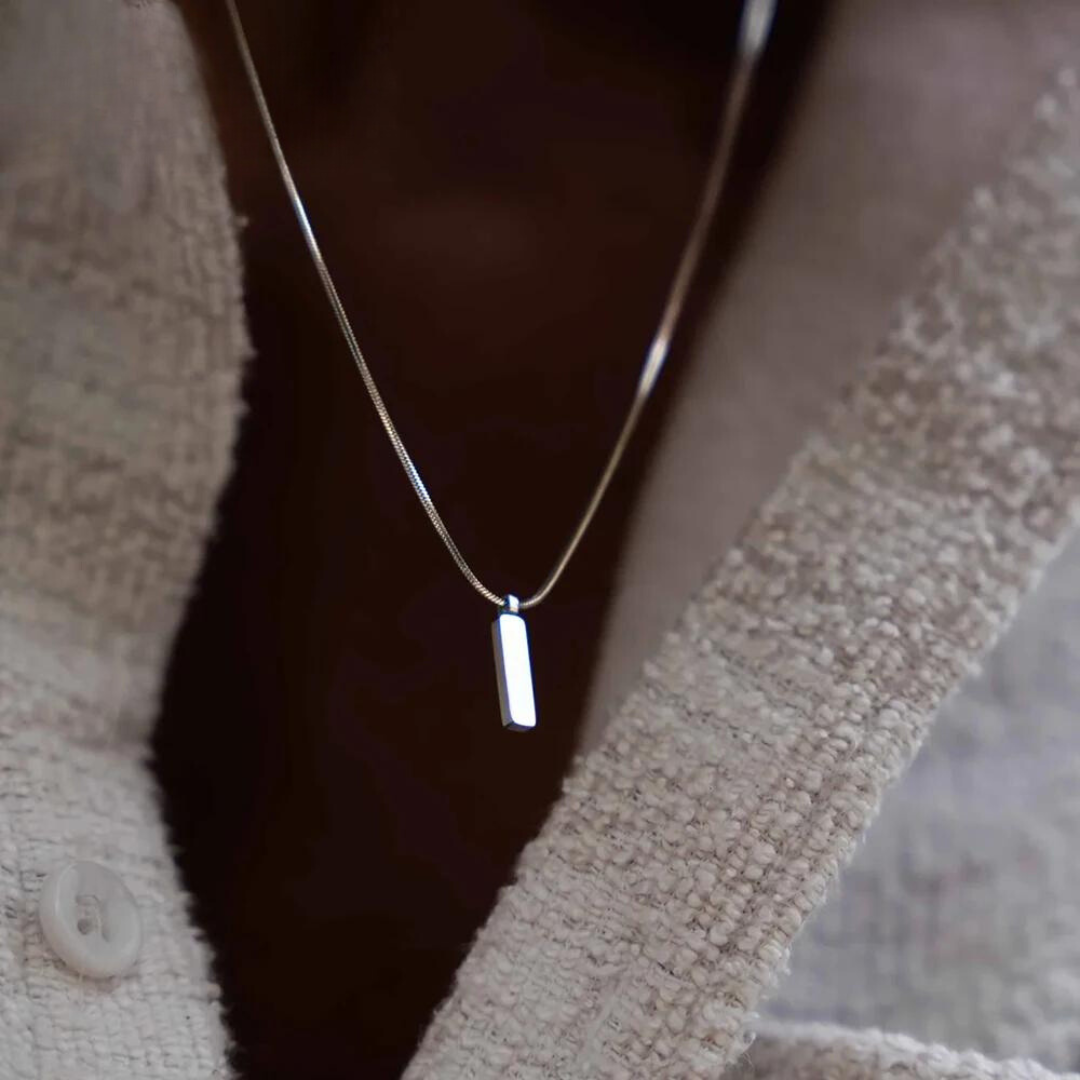 Lusso Men's Necklace, alternate angle 1