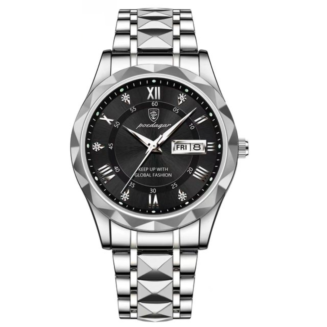Majestic Men's Automatic Steel Watch photographed for Eaton Row Co.