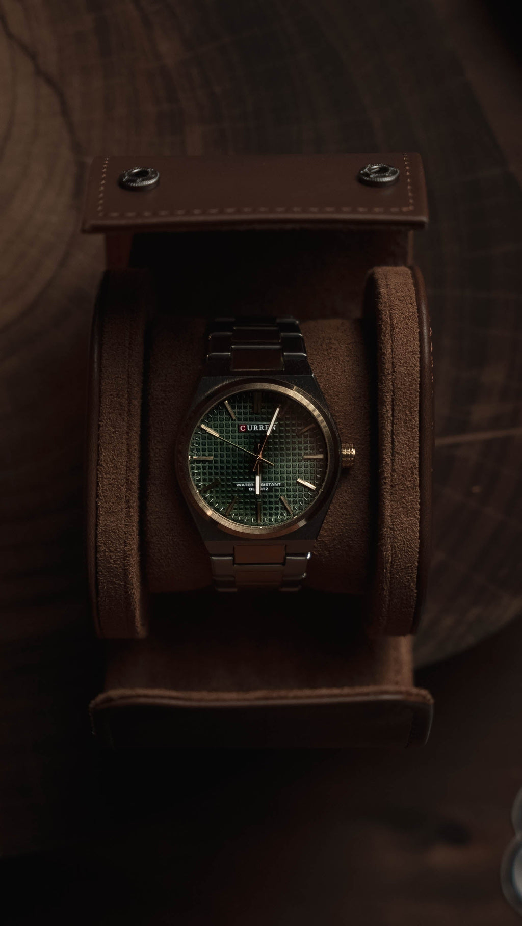 Men's Automatic Steel Bracelet Watch, alternate angle 2