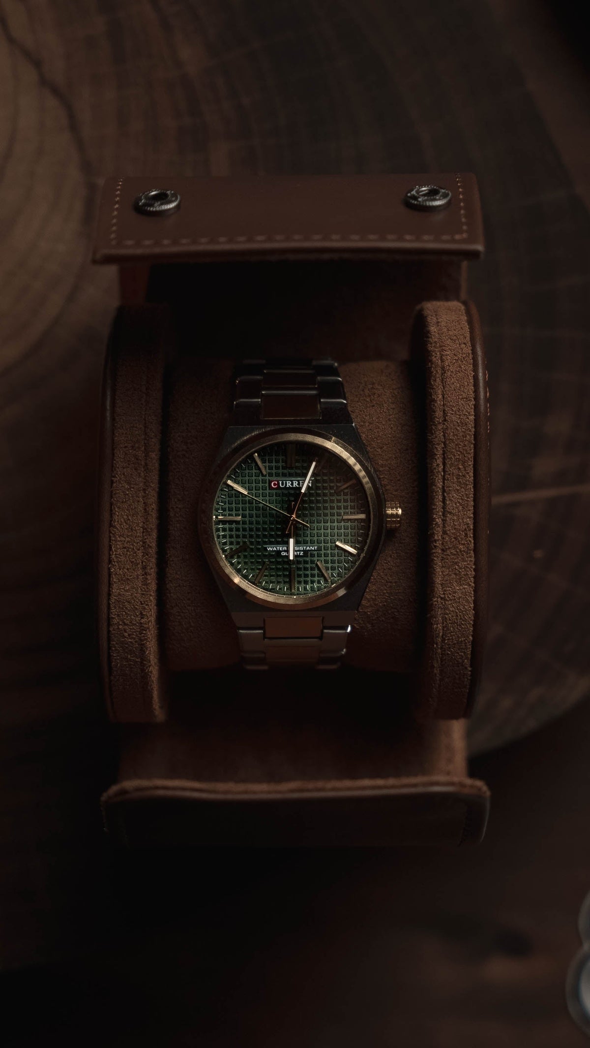 Men's Automatic Steel Bracelet Watch, alternate angle 2