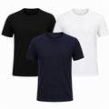 Men's Classic Essential Shirts – 3-Pack photographed for Eaton Row Co.