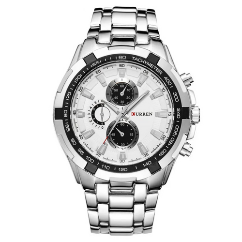 Enigmatic Men's Automatic Steel Watch, alternate angle 1