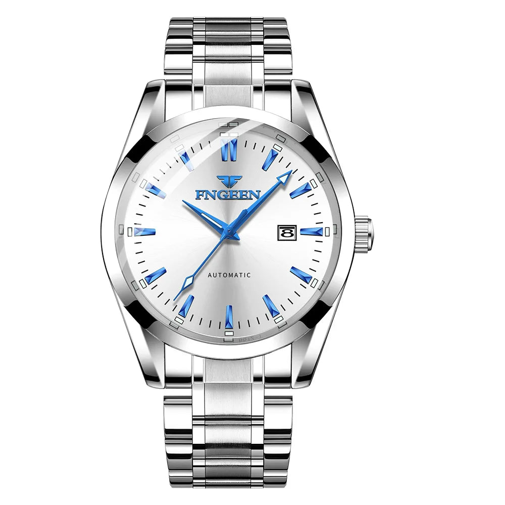 Essence Men's Automatic Steel Watch, alternate angle 1