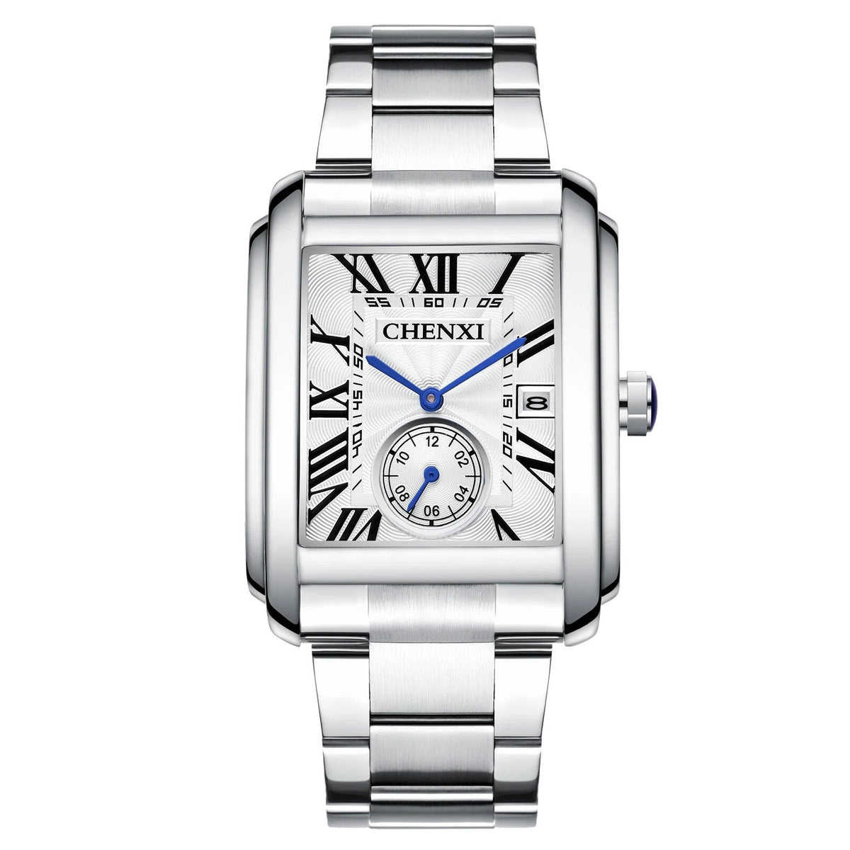 Vintage Men's Classic Steel Watch, alternate angle 2