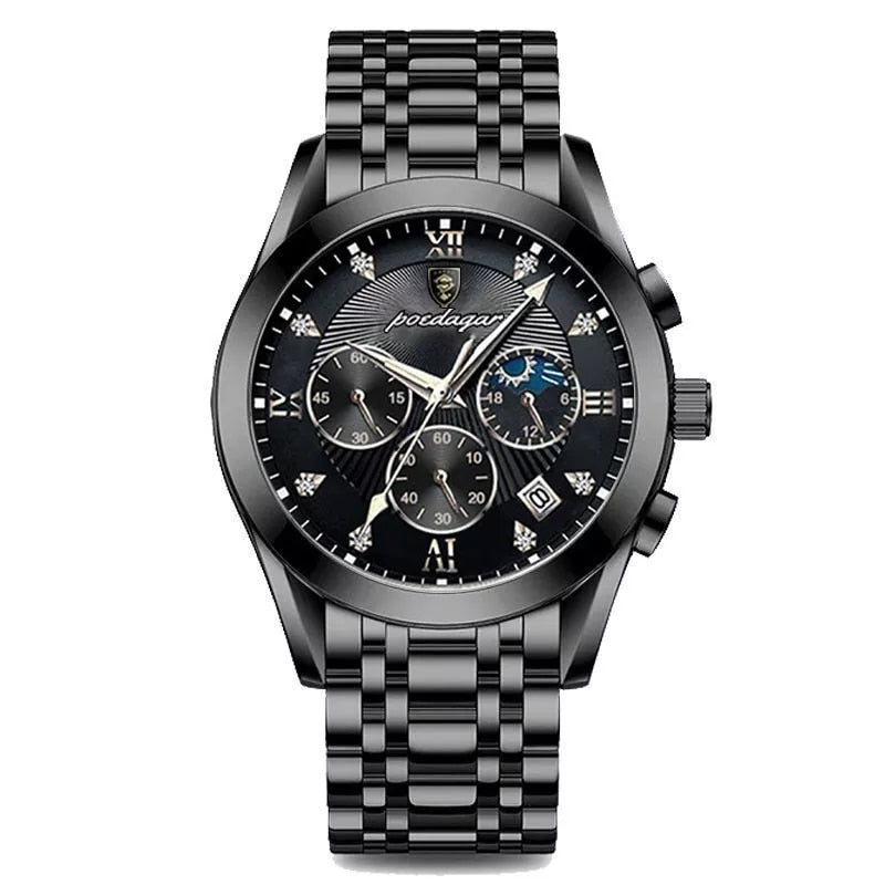 Elite Empyrean Men's Automatic Steel Watch, alternate angle 3