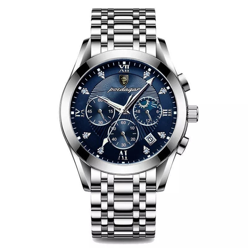 Elite Empyrean Men's Automatic Steel Watch photographed for Eaton Row Co.
