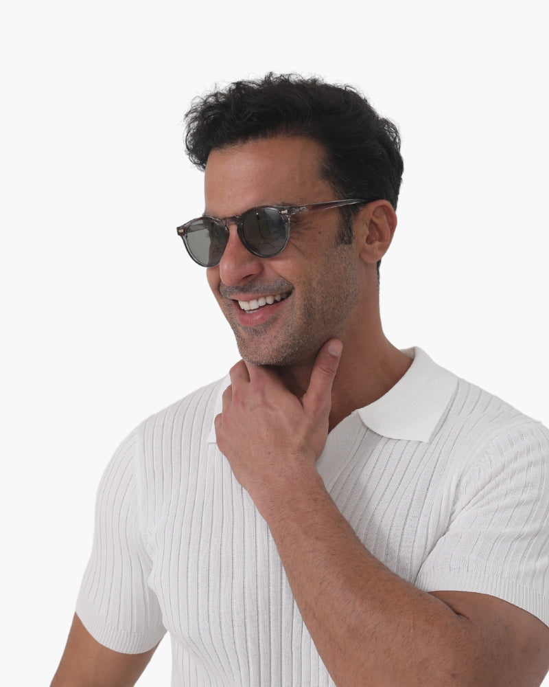 Santori Men's Polarised Sunglasses, alternate angle 1