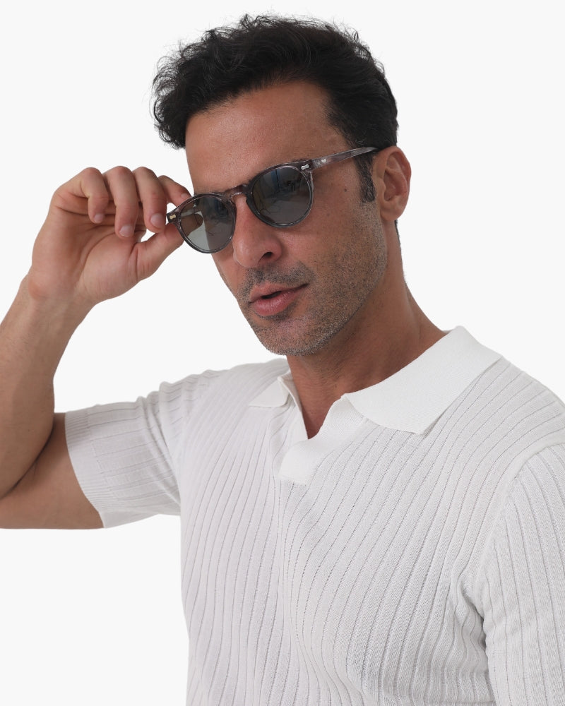 Santori Men's Polarised Sunglasses, alternate angle 2