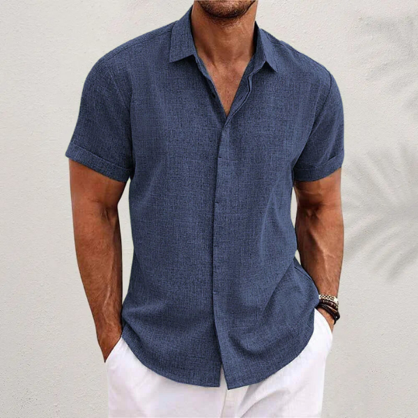 Alejandro Men's Premium Linen Shirt, alternate angle 4