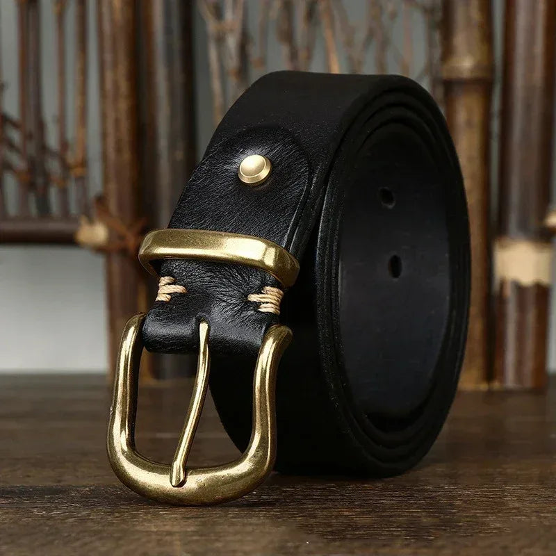 Verano Men's Leather Belt, alternate angle 6