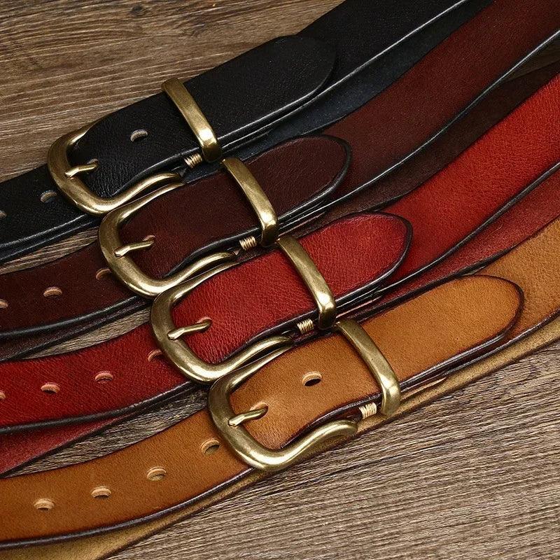 Verano Men's Leather Belt, alternate angle 7