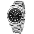 Men's Luminous Quartz Steel Watch, alternate angle 1