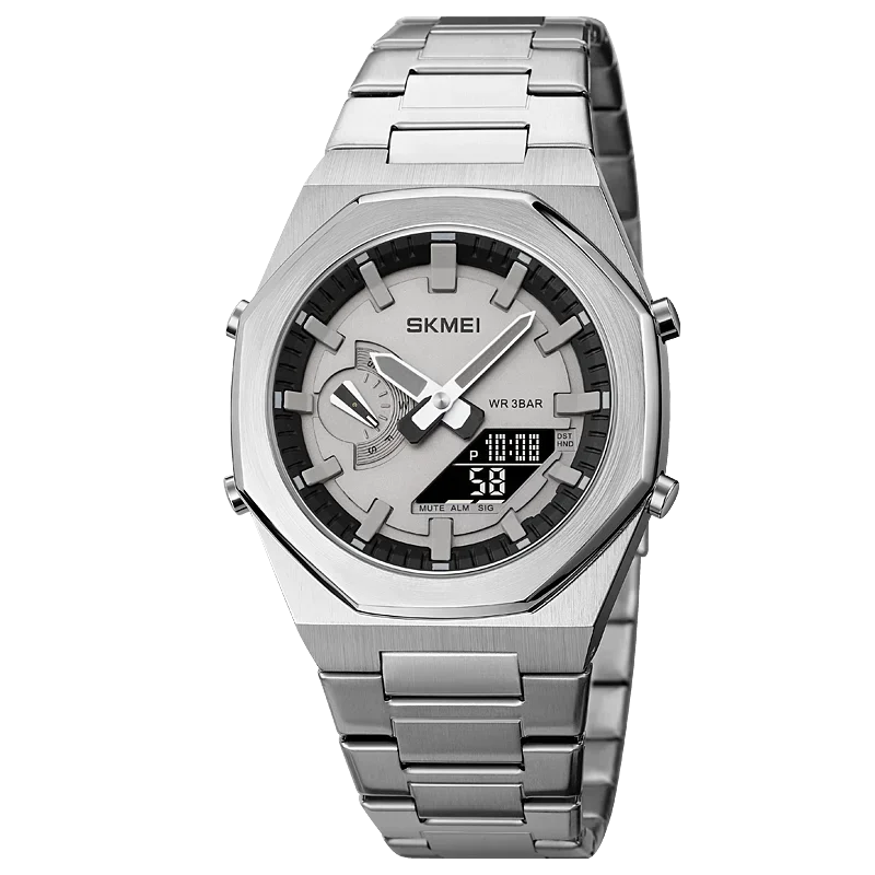 Men's Pro Sport Steel Watch, alternate angle 1
