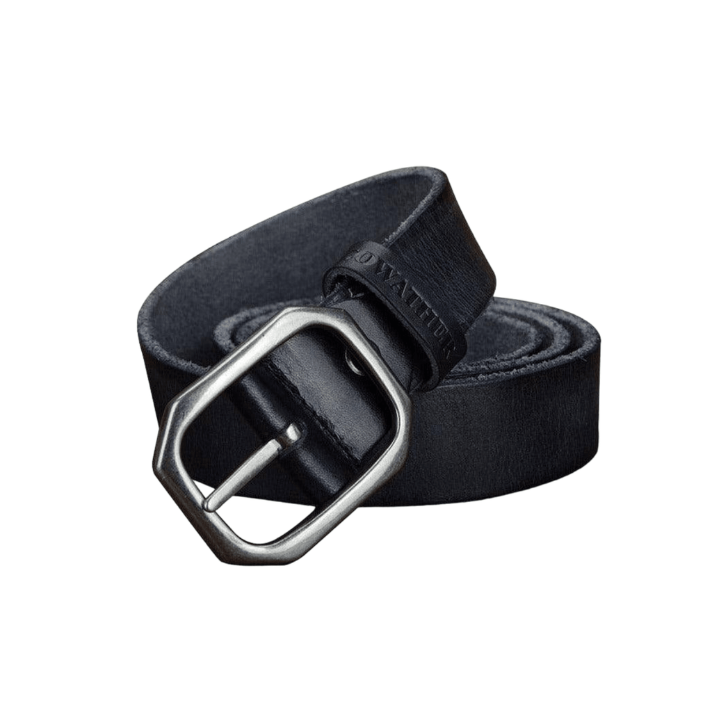 Larce Men's Casual Leather Belt, alternate angle 2