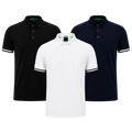 Men's Premium Polo Shirts – 3-Pack, alternate angle 4