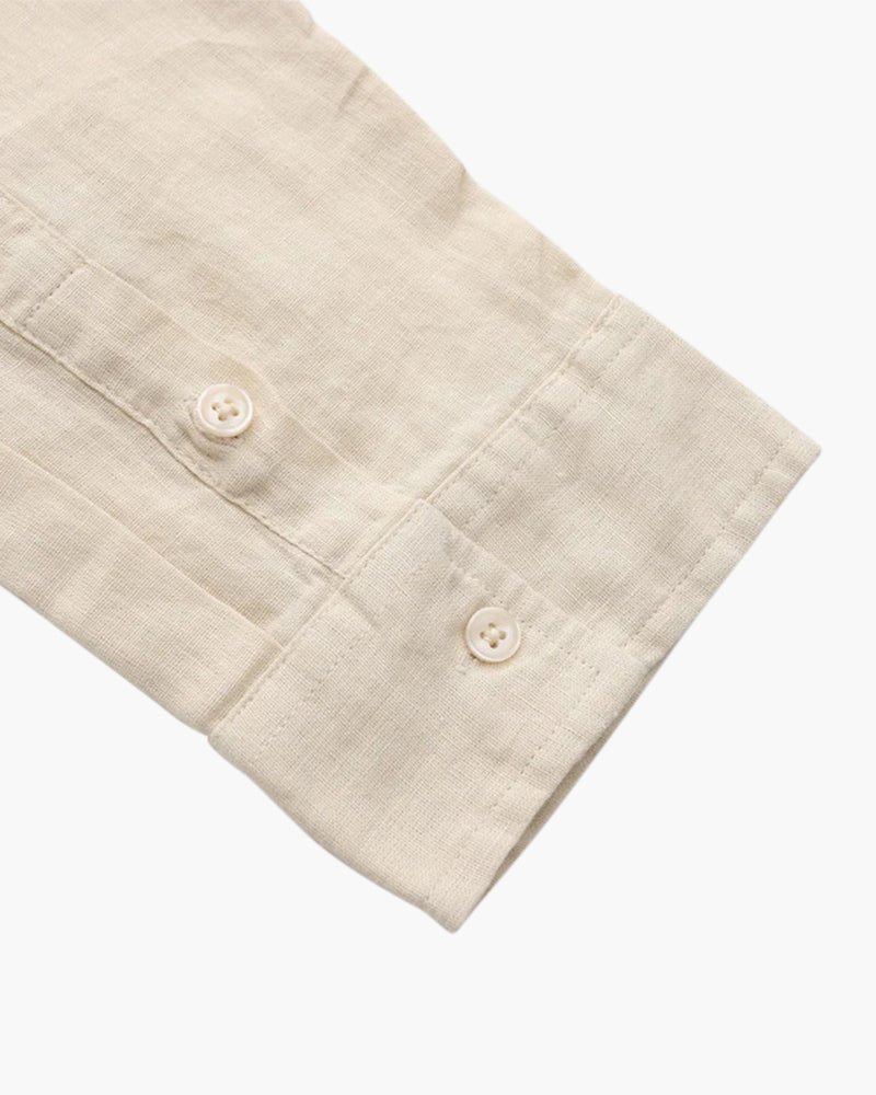 Cape Town Men's 100% Linen Shirt, alternate angle 5