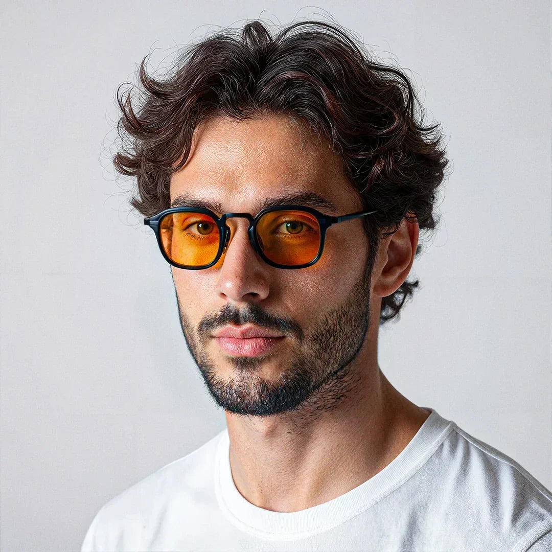 Capri Men's Vintage Sunglasses, alternate angle 1