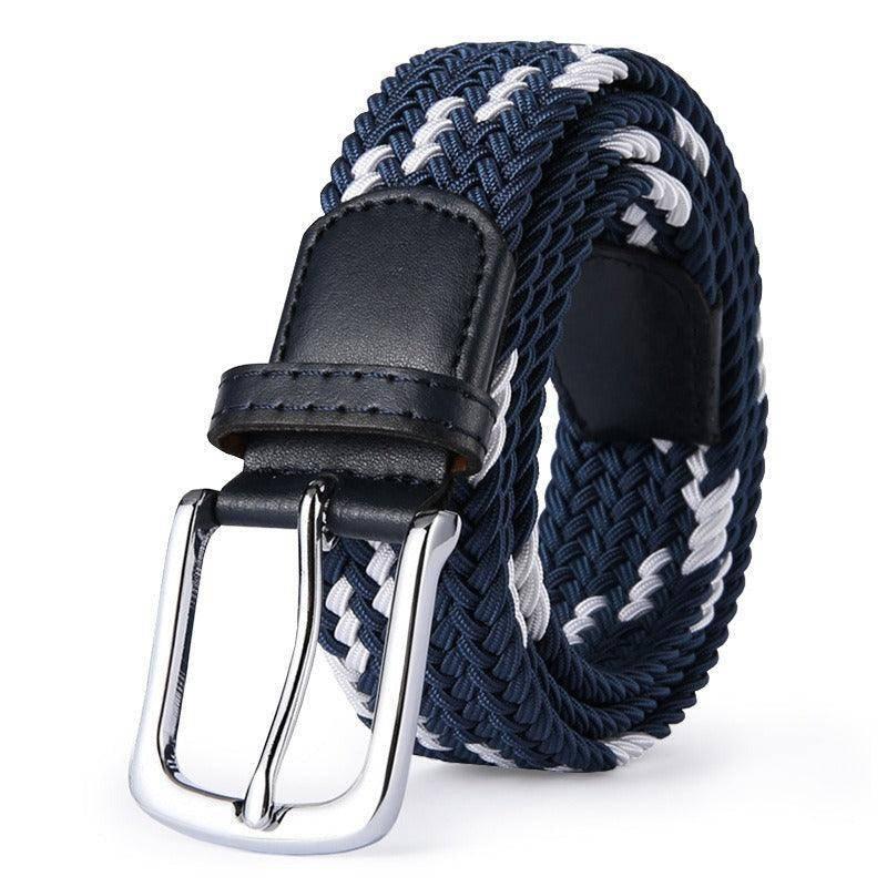 William Men's Elastic Braided Belt, alternate angle 2
