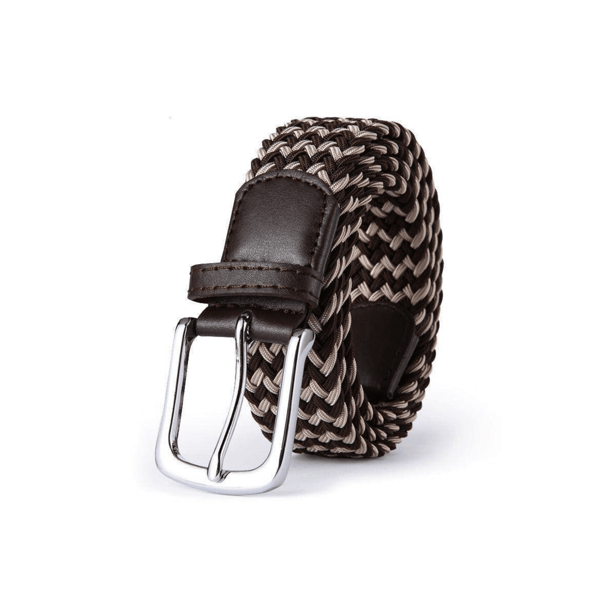 William Men's Elastic Braided Belt, alternate angle 3