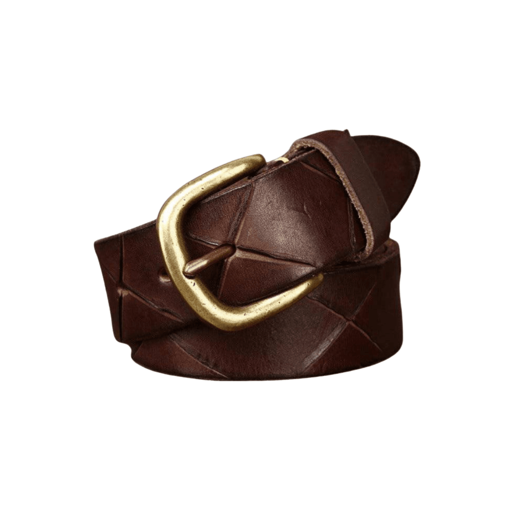 Anil Men's Classic Leather Belt, alternate angle 4