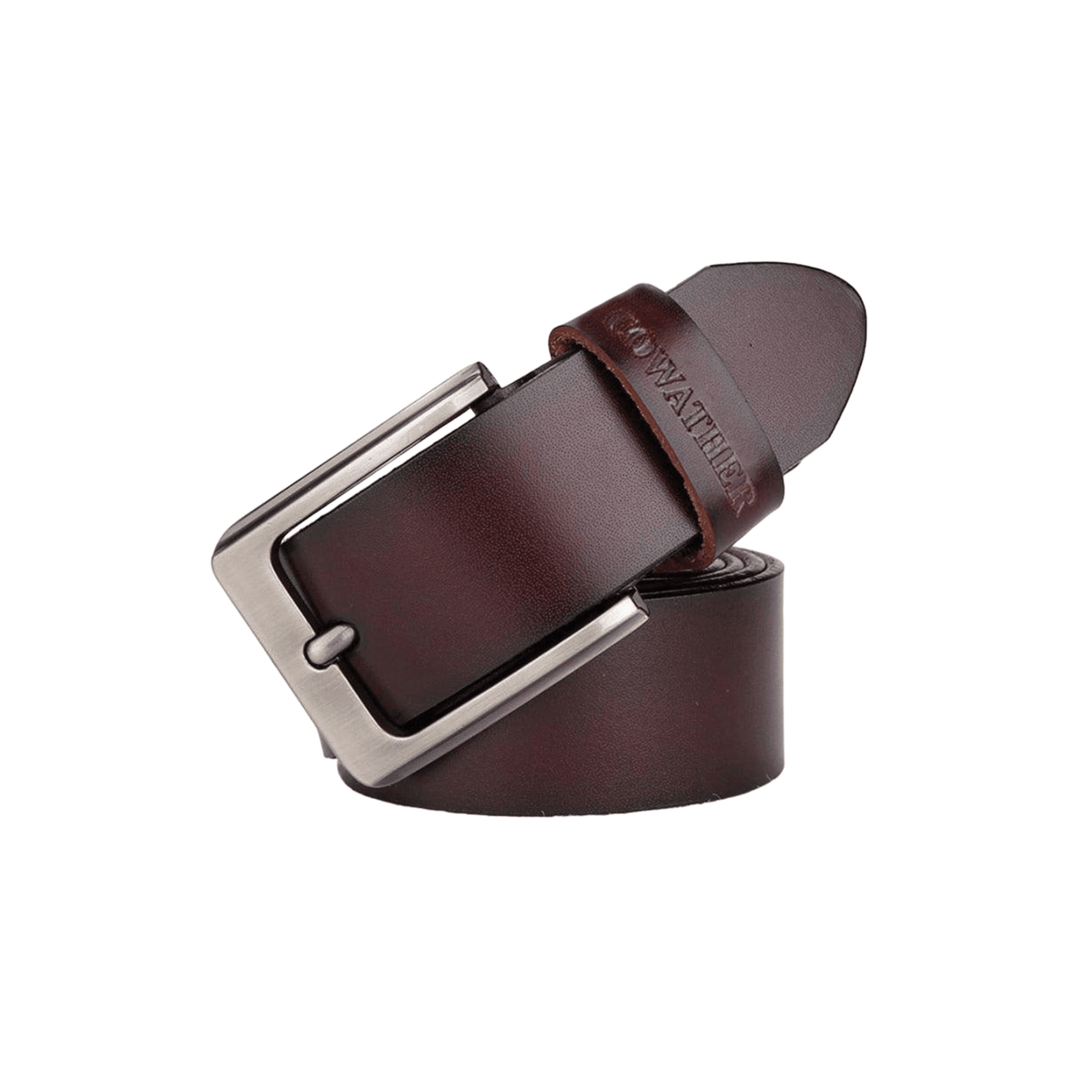 Goga Men's Casual Leather Belt, alternate angle 3