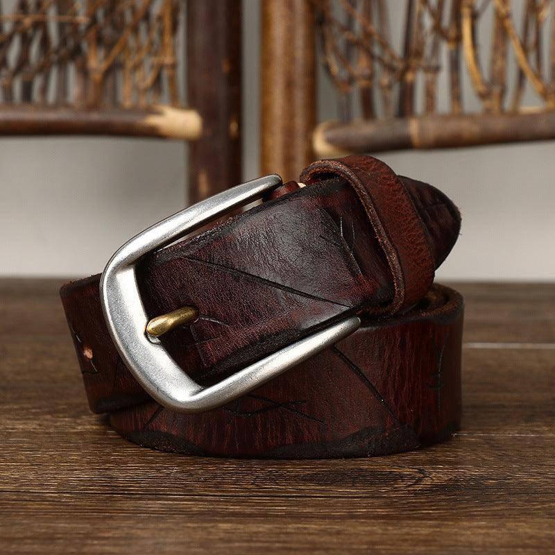 Neha Men's Leather Belt, alternate angle 2