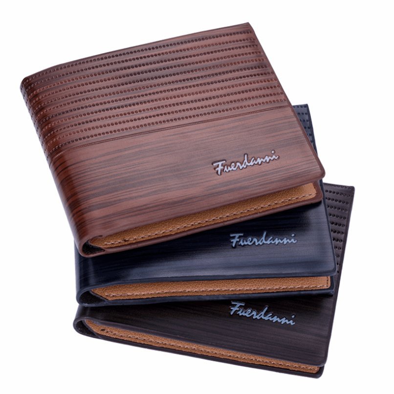 Men's Embossed Multi-Card Wallet photographed for Eaton Row Co.