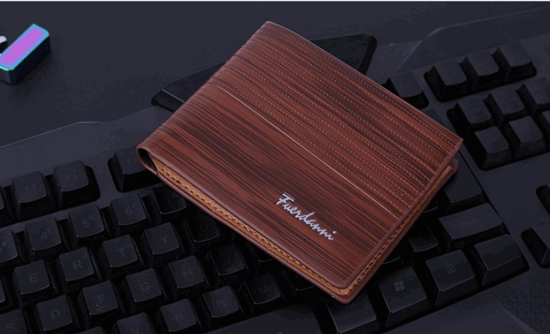 Men's Embossed Multi-Card Wallet, alternate angle 5