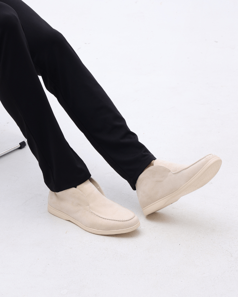 Men's Old Money High Suede Loafers, alternate angle 10