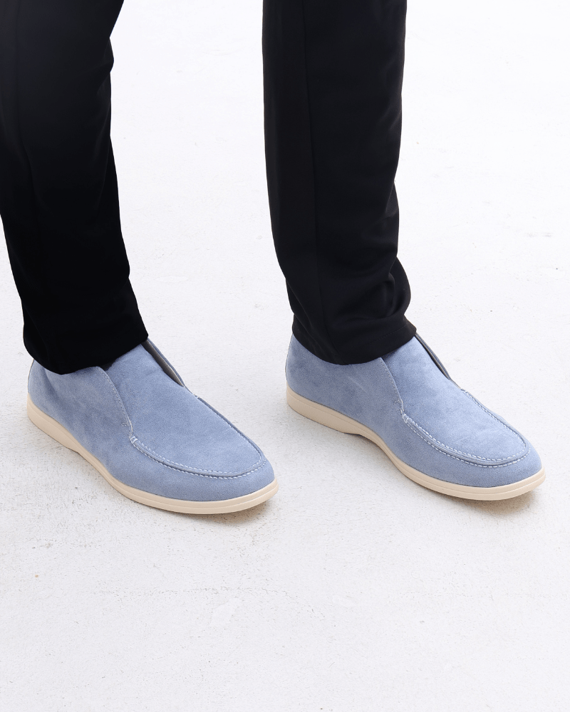 Men's Old Money High Suede Loafers, alternate angle 9