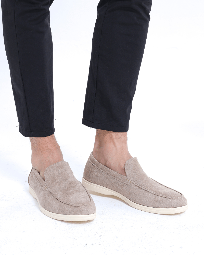 Men's Old Money Suede Loafers, alternate angle 2