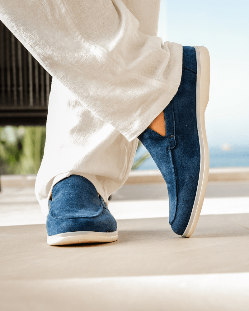 Men's Old Money Suede Loafers, alternate angle 14
