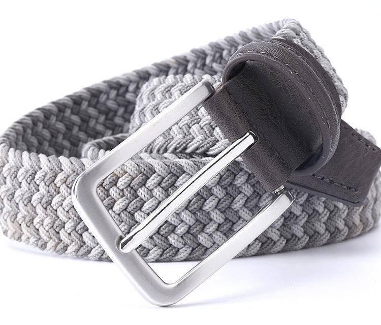 Zviadi Men's Elastic Braided Belt, alternate angle 8