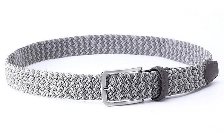 Zviadi Men's Elastic Braided Belt, alternate angle 9