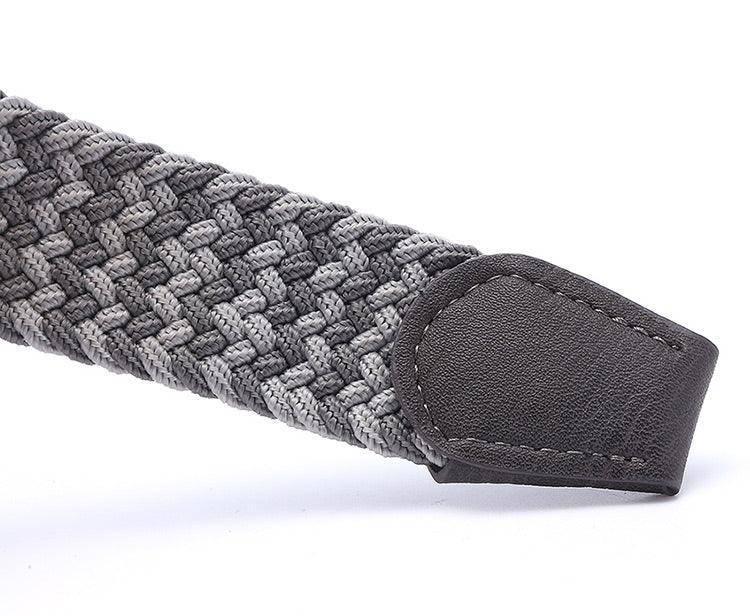 Zviadi Men's Elastic Braided Belt, alternate angle 10