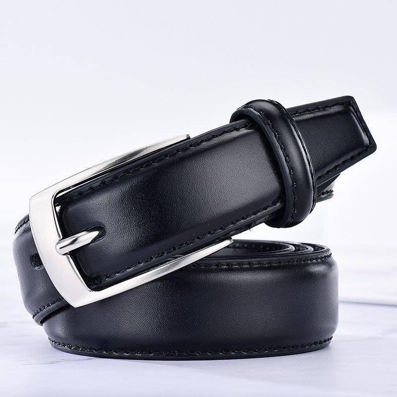 Arnthur Men's Leather Suit Belt photographed for Eaton Row Co.